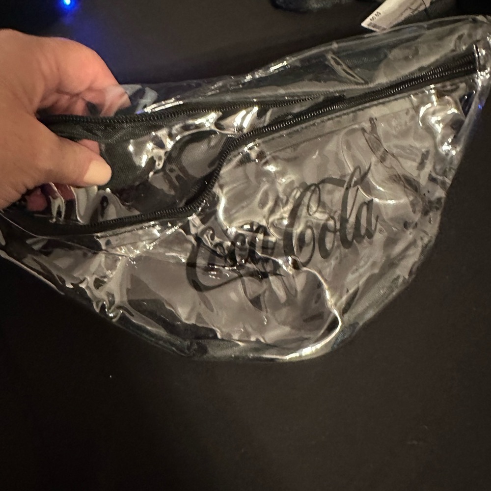 Coca-Cola Transparent Bag with Black Details - Picture 2 of 3